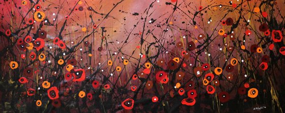 Autumn Melodies  - Large original abstract painting