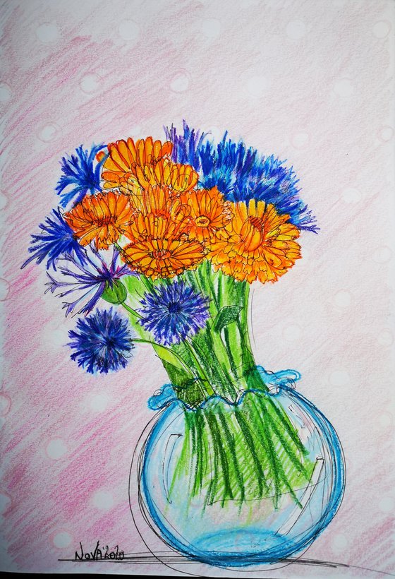 Cornflower Bouquet