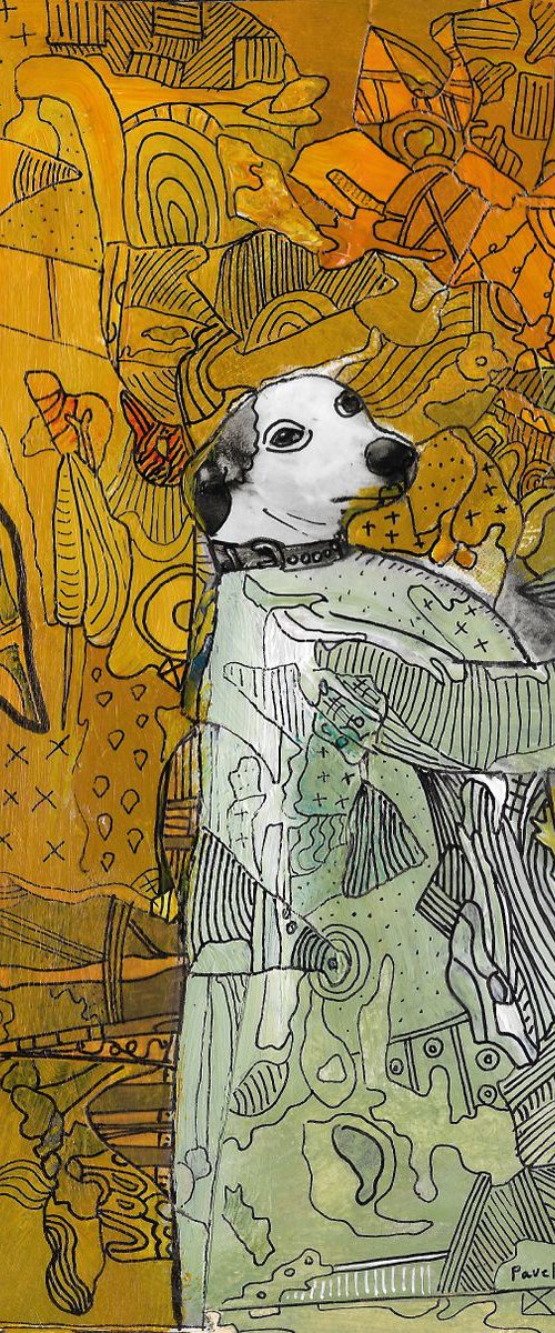 Drinking dog by Pavel Kuragin