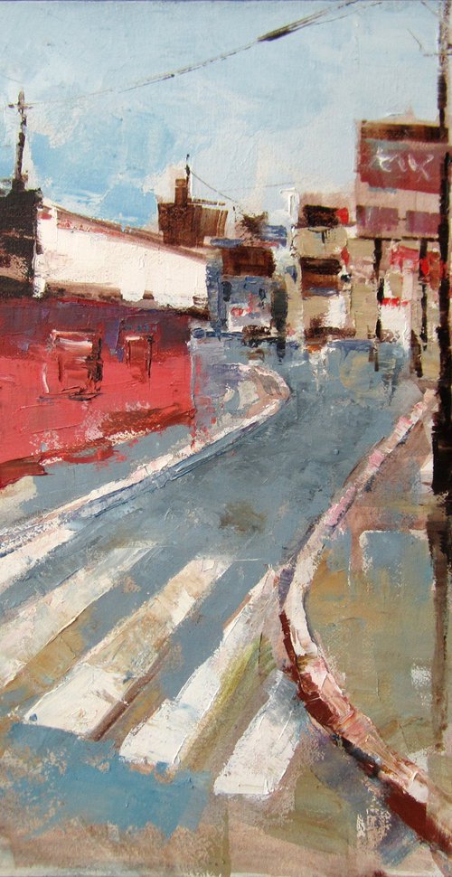 City street by Aleksandr Neliubin