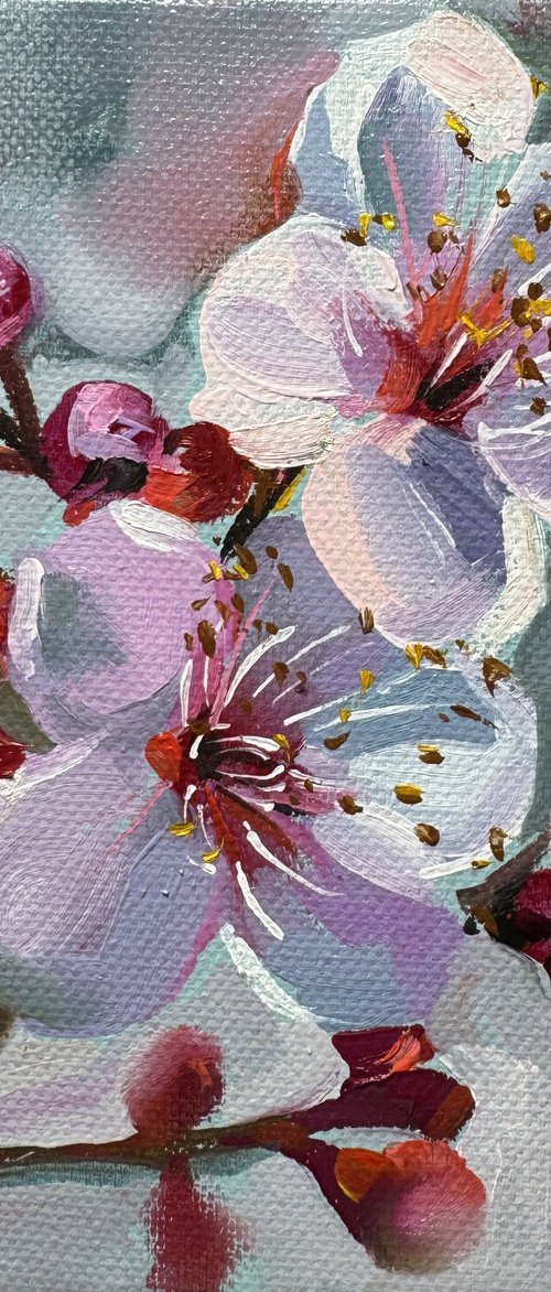 Blooming tree by Olena Hromova