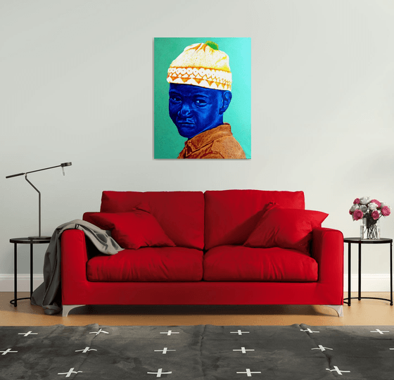 "Blue Boy With A Smile"