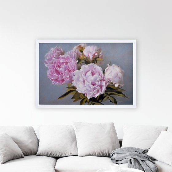 Peonies in Bloom.