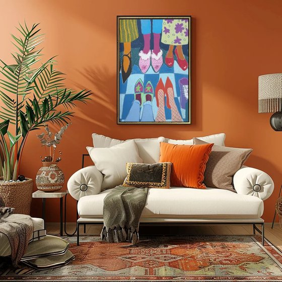 Purple Living Room Dream