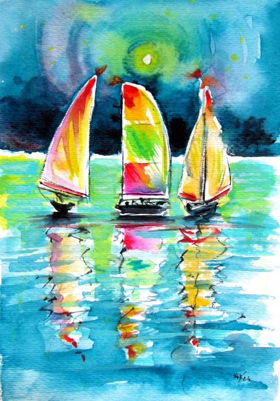 Sailboats collection
