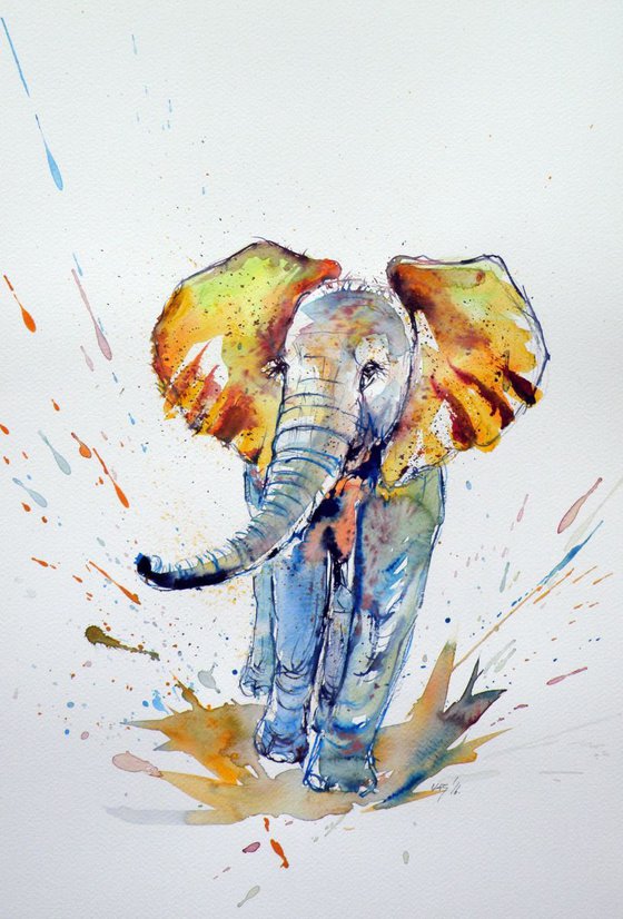 Colorful elephant