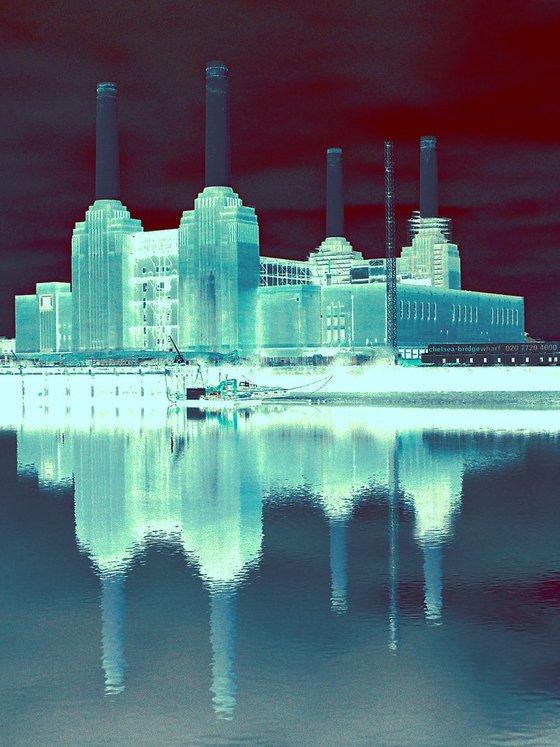 BATTERSEA POWER STATION  NO:8  Limited edition  8/200 12 "x 8"