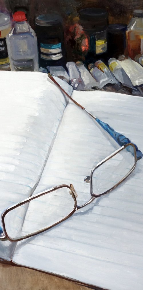 Dad's Glasses by Anatolii Varvarov