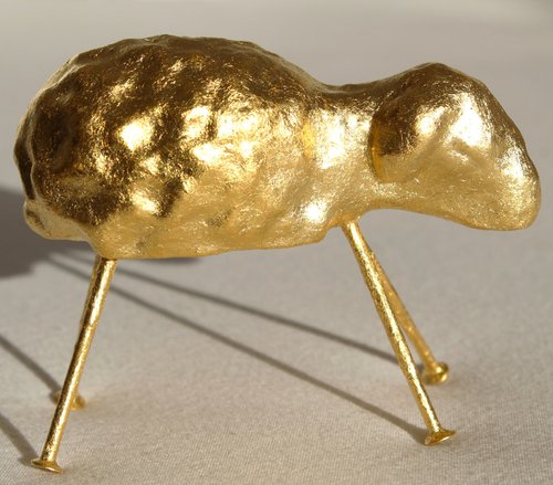 Gold Sheep by Christina Reiter