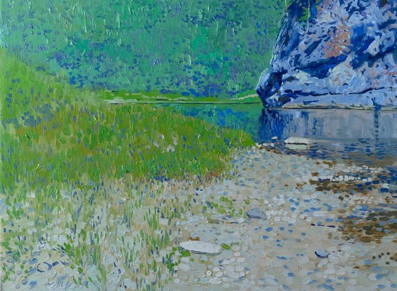 The Chusovaya River at noon
