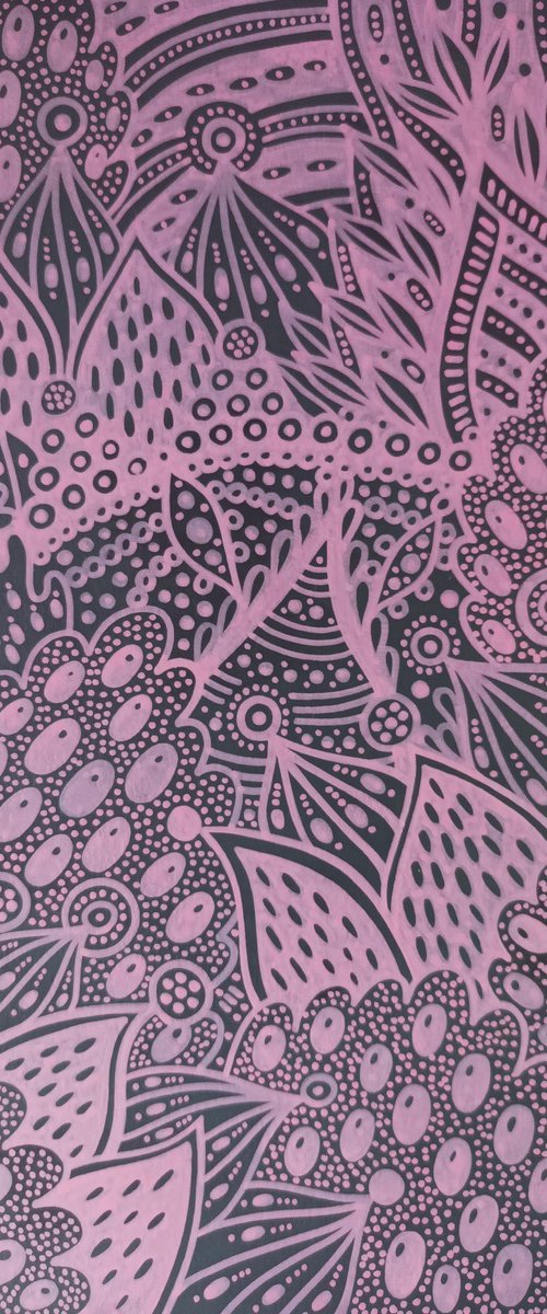 Surreal Pattern n.87 - Pink by Veronika Demenko