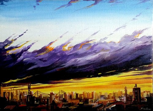 City Sunset II by Samiran Sarkar