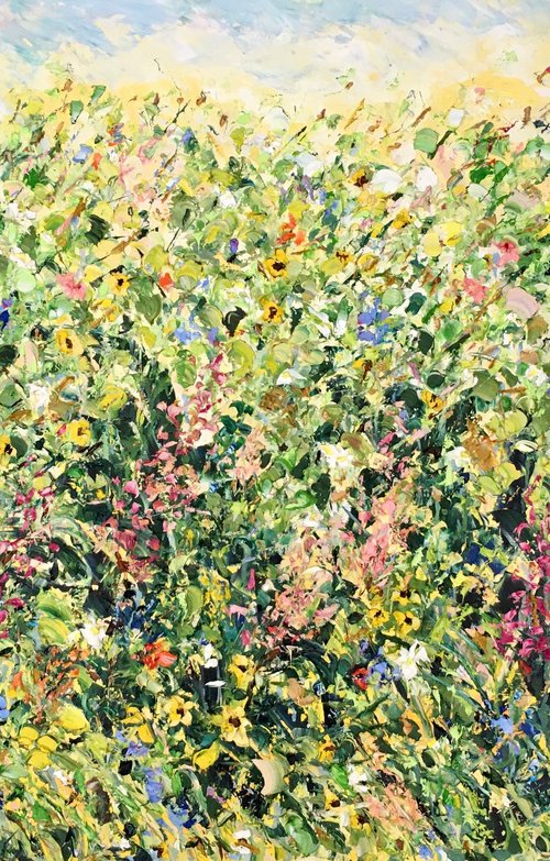 Flowers field by Vilma Gataveckienė