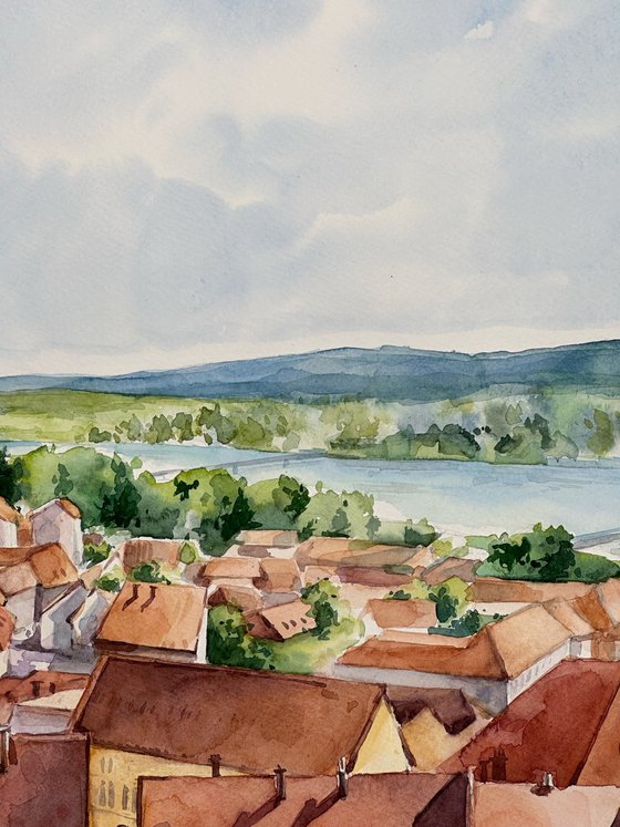Ptuj city view