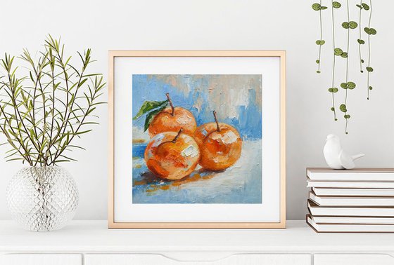 Three tangerines