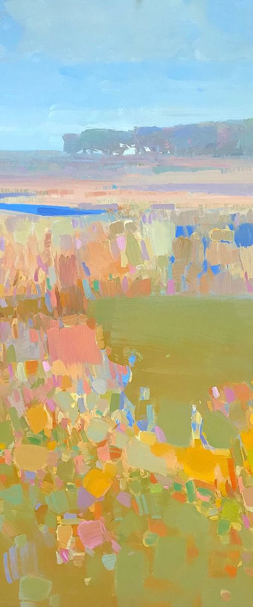Fall, Landscape Original oil painting, One of a kind Signed by Vahe Yeremyan