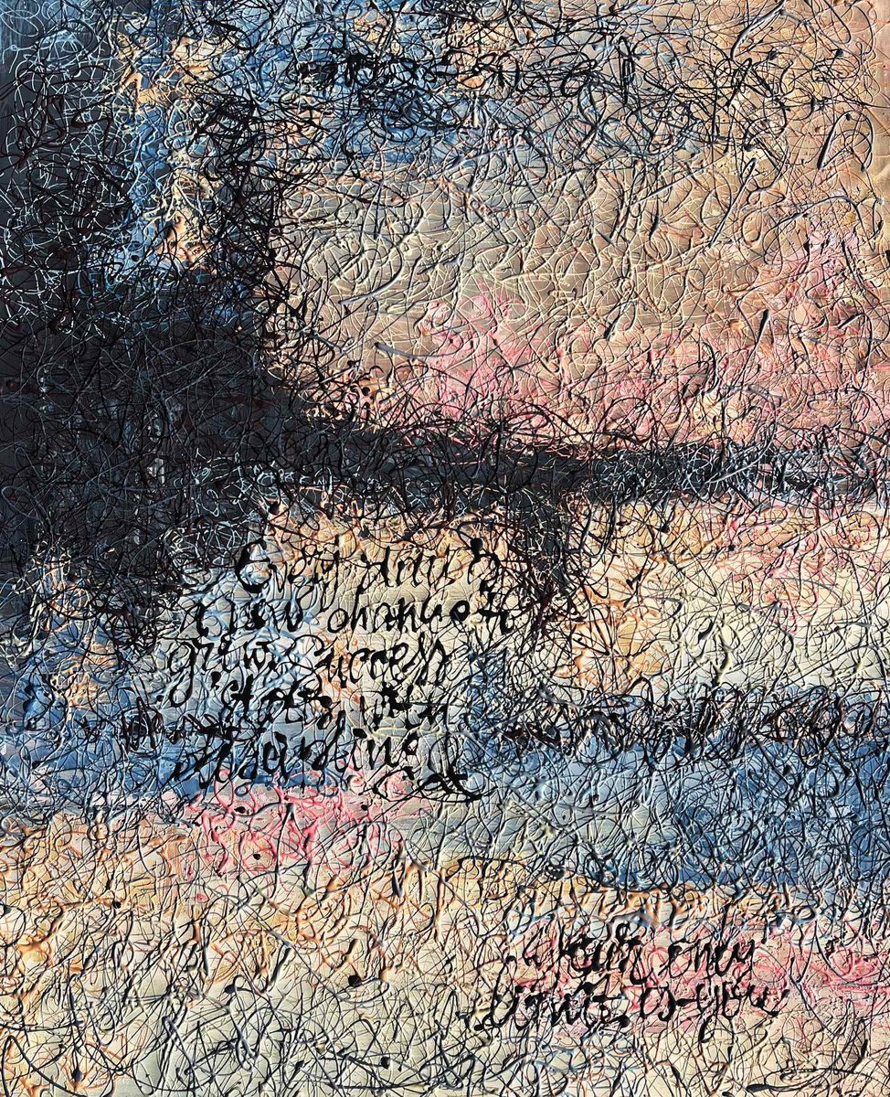 Abstract Acrylic Painting By Bogdana Antoniuk, 41 X 50, Rediscovery, Original Artwork