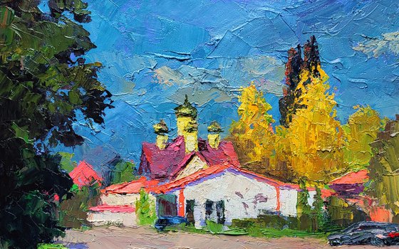 Driving along a City Street