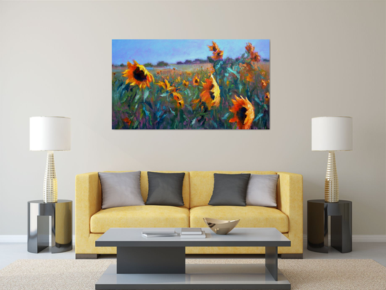 Sunflowers 97X170