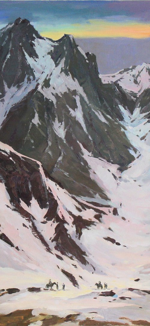 Among the mountains by Alisa Onipchenko-Cherniakovska