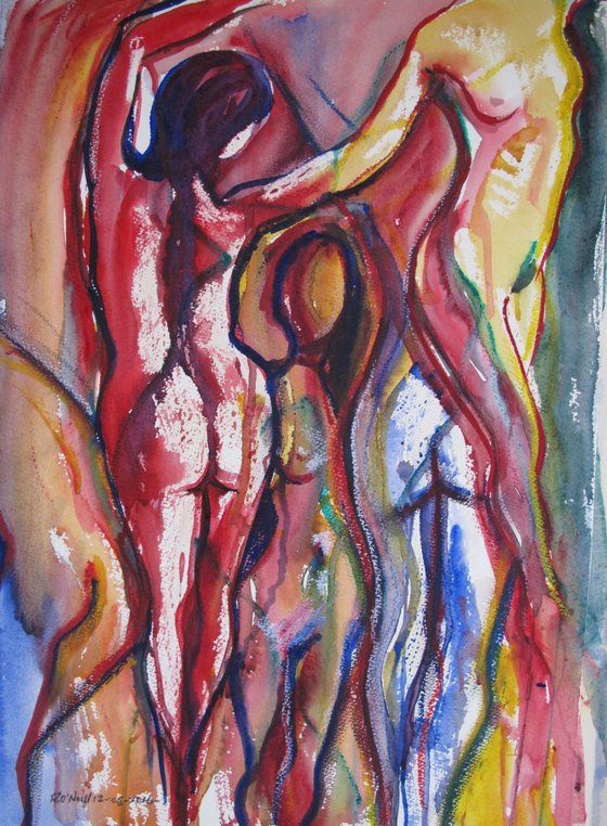 interlocking nudes A L Commission