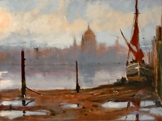 Misty Start London's Thames