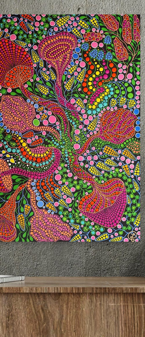 Mushroom Forest by Oxana Lazari
