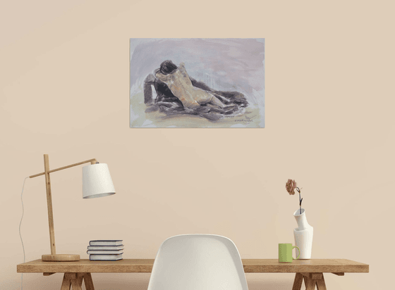 reclining female nude