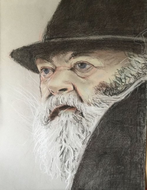 Old Man With A Hat by Dominique Dève