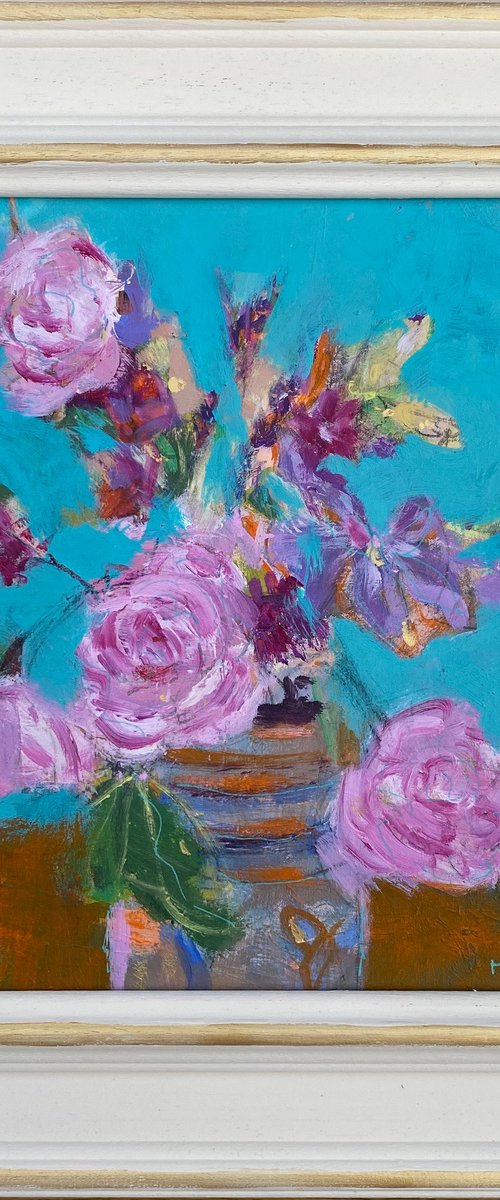 Exuberant Roses by Chrissie Havers