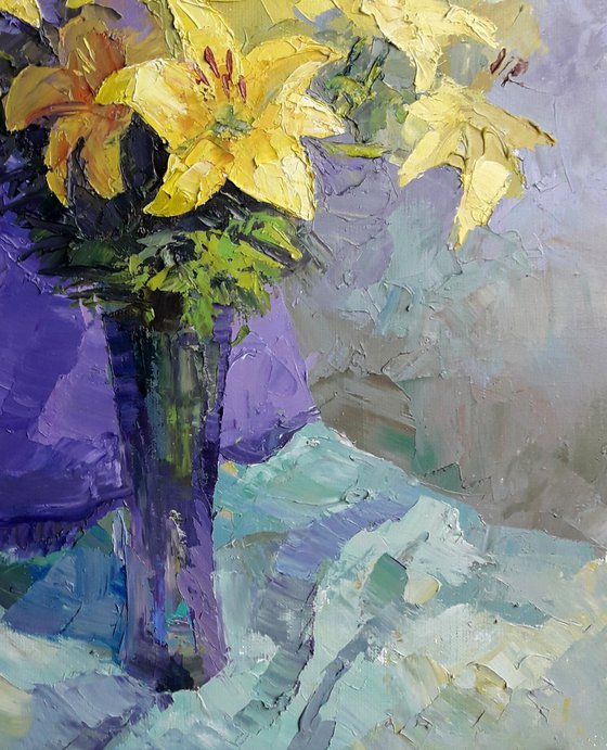 Yellow lilies