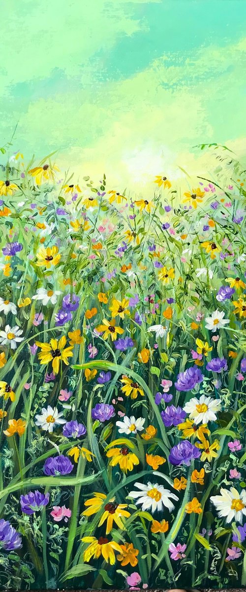 Morning Meadow by Colette Baumback