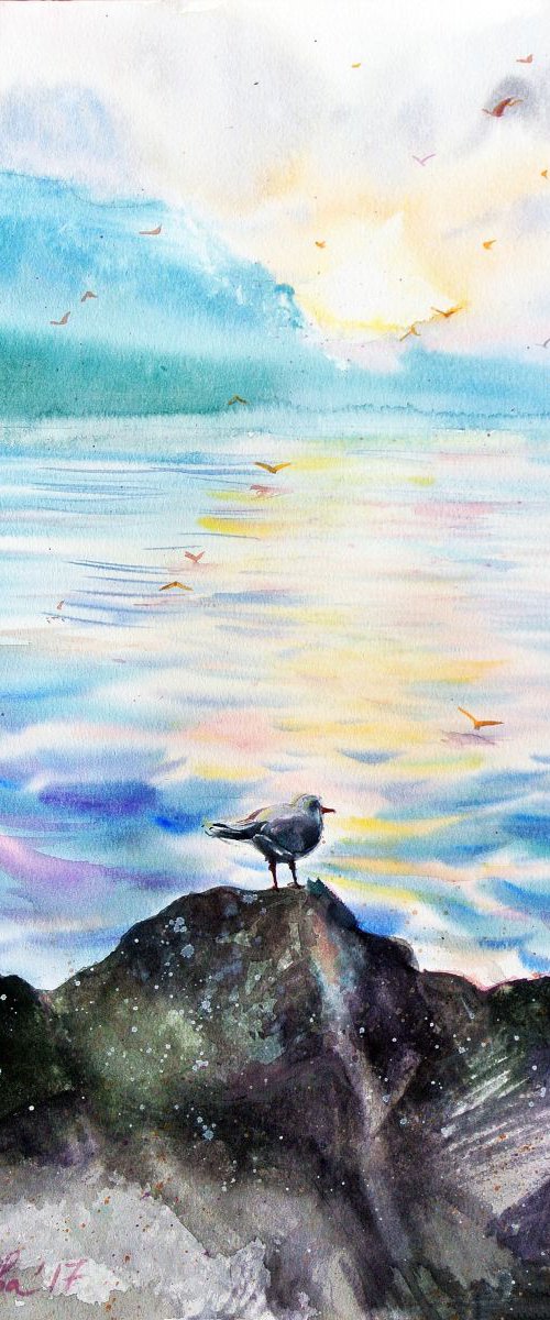 A Seagull from Vevey by Ksenia Astakhova