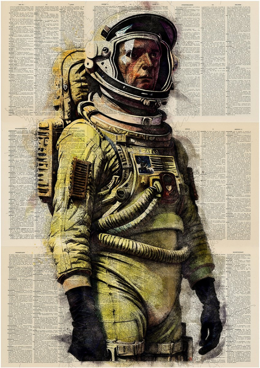 Spaceman - Luna Paper by Jakub DK - JAKUB D KRZEWNIAK