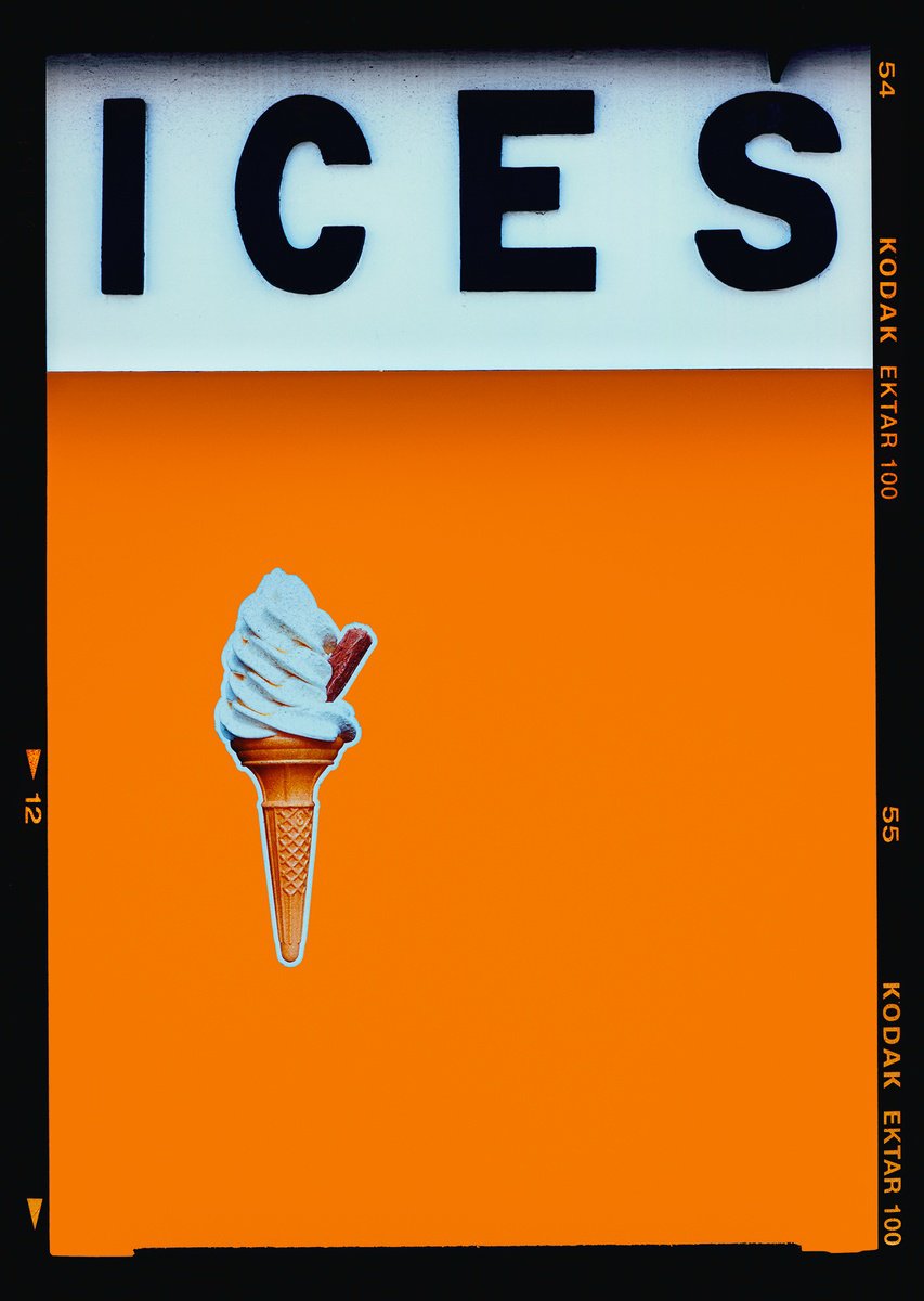 Urban And Pop Cityscapes Photograph By Richard Heeps, 20 X 27", Ices (Burnt Orange), Original Artwork