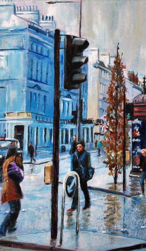 Winters Day Kensington 1 by Max Aitken