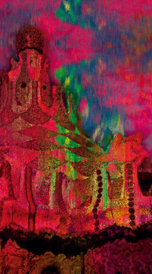 Psicodelia Parque Guell III by Javier Diaz
