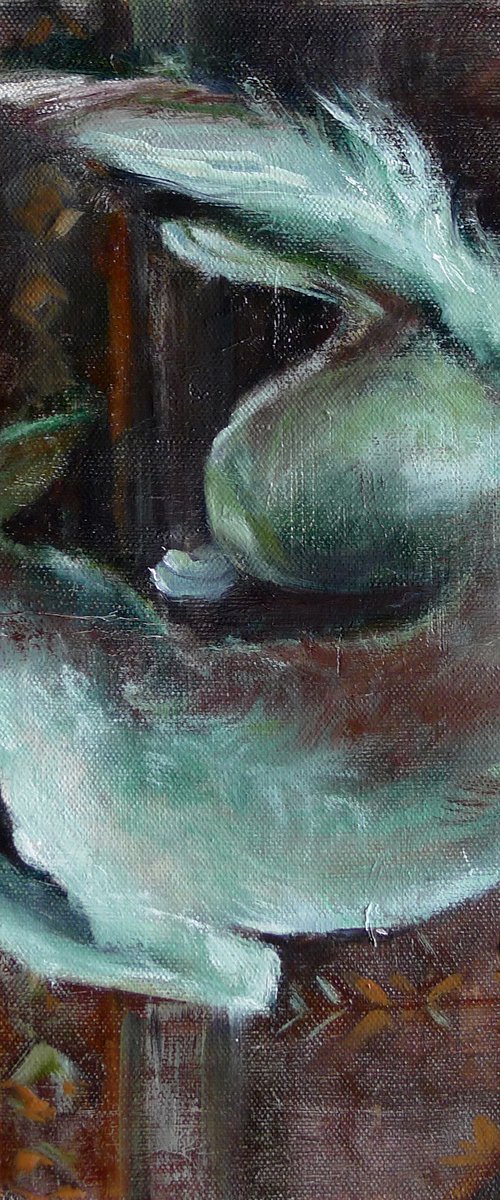 Green melancholy by Tatyana Kaganets