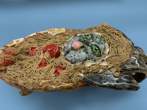 Rabbit in the noodle bath by Pavel Kuragin