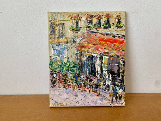 Montmartre. Paris café