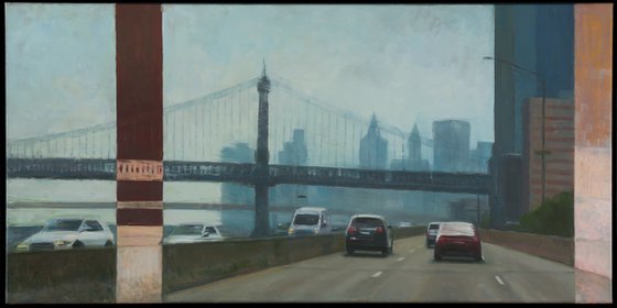 Manhattan Study in Blue and Grey