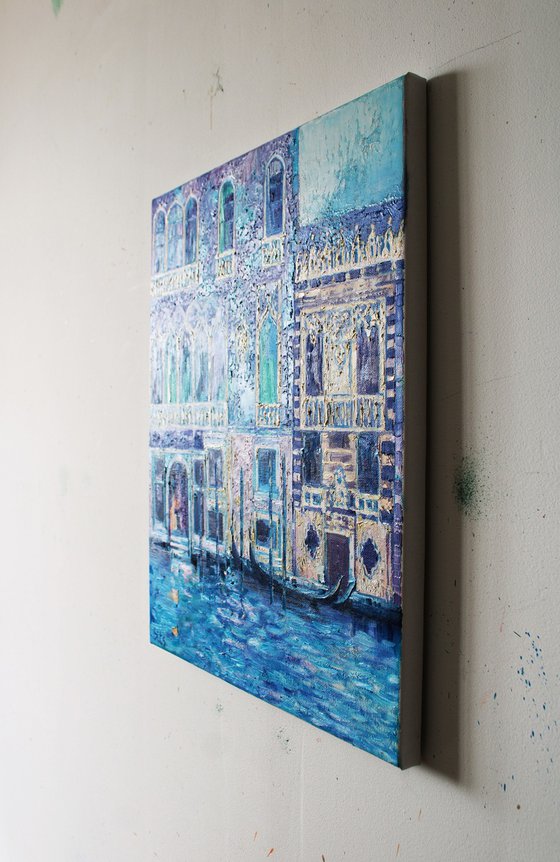 Blue Venice. Landscape series.