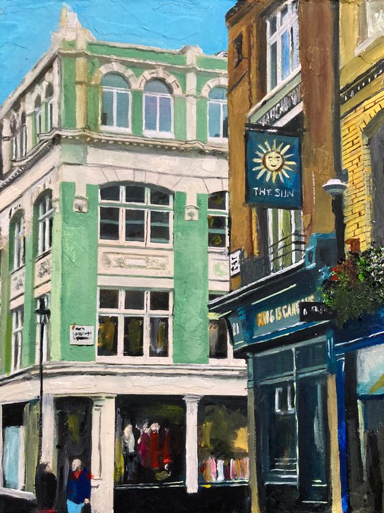 Bright Sunny Day in Soho, London