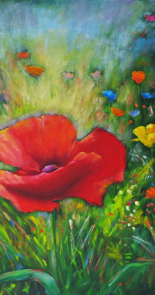 Poppies Galore by Maureen Greenwood