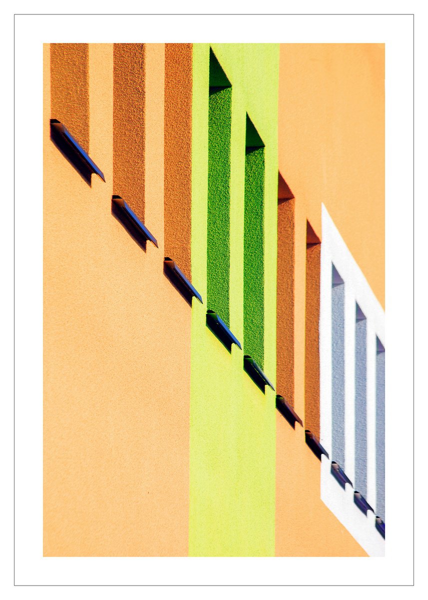 Geometric Cityscapes Photograph By Beata Podwysocka, 16 X 24, Wallscape 203, Original Artwork