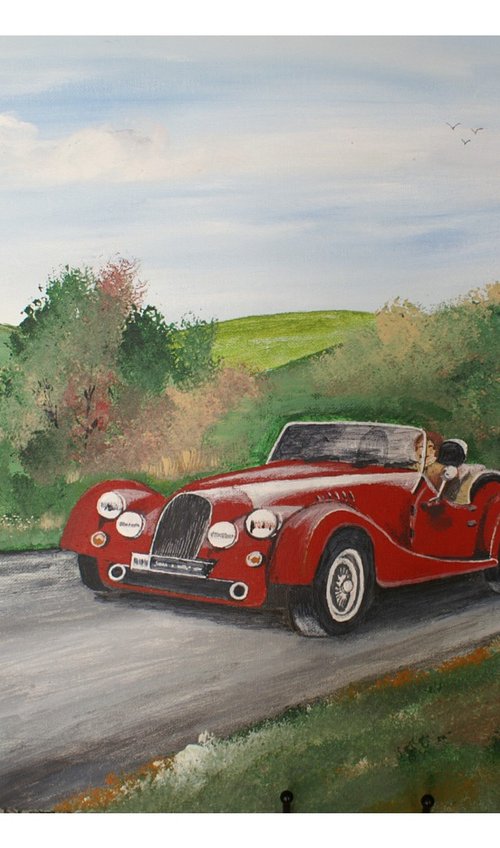 Morgan car at Malvern by Chris Pearson