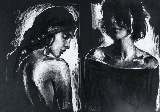 From the Darkness: A Diptych of Light