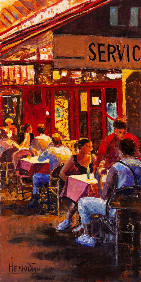 "Evening cafe"