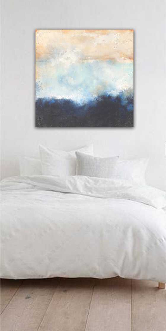 Landscape colours  (90 x 90 cm) Dee Brown Artworks