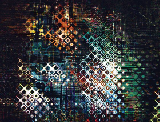 Ciudades abstractas III/XL large original artwork